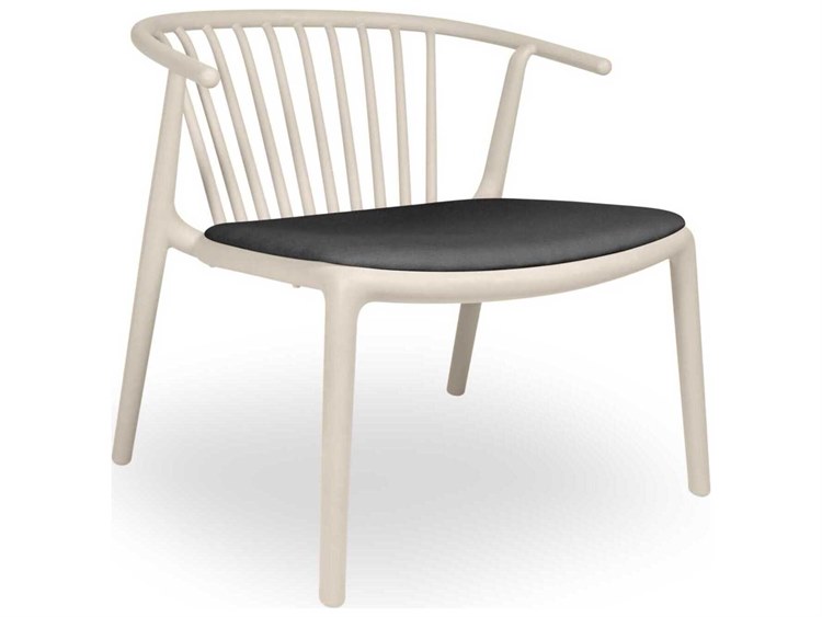 Resol Woody Upholstered Lounge Chair Ivory Taupe Price Includes 2