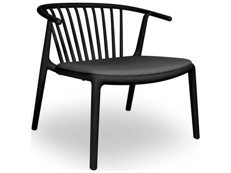 Resol Woody Upholstered Lounge Chair Black Taupe Price Includes 2