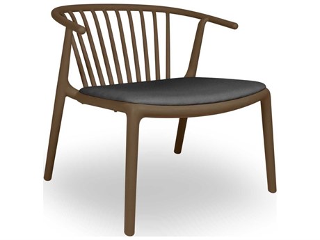 Resol Woody Upholstered Lounge Chair Chocolate Taupe Price Includes 2