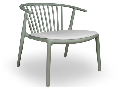 Resol Woody Upholstered Lounge Chair Greenish Grey Linen Price Includes 2