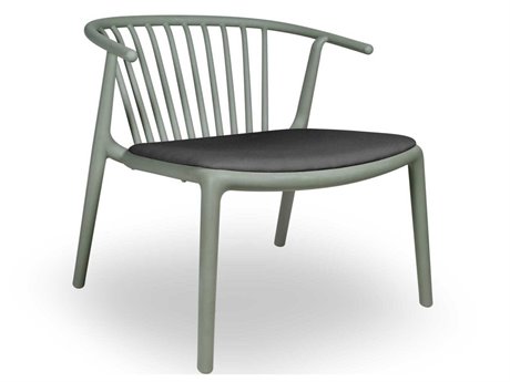 Resol Woody Upholstered Lounge Chair Greenish Grey Taupe Price Includes 2