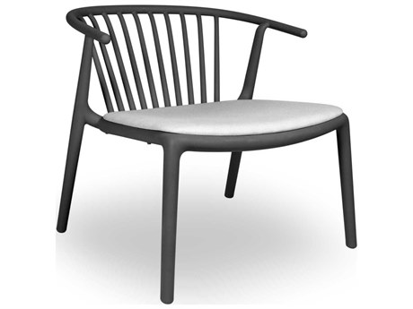 Resol Woody Upholstered Lounge Chair Dark Grey Linen Price Includes 2