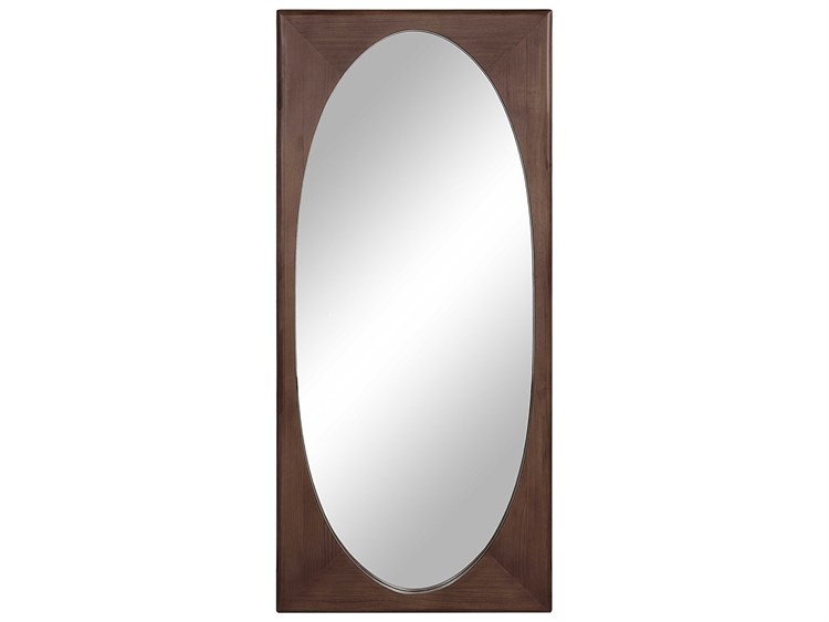 Photos - Other Decoration REN Renwil Sitia Walnut Rectangular Wall Mirror MT2698
