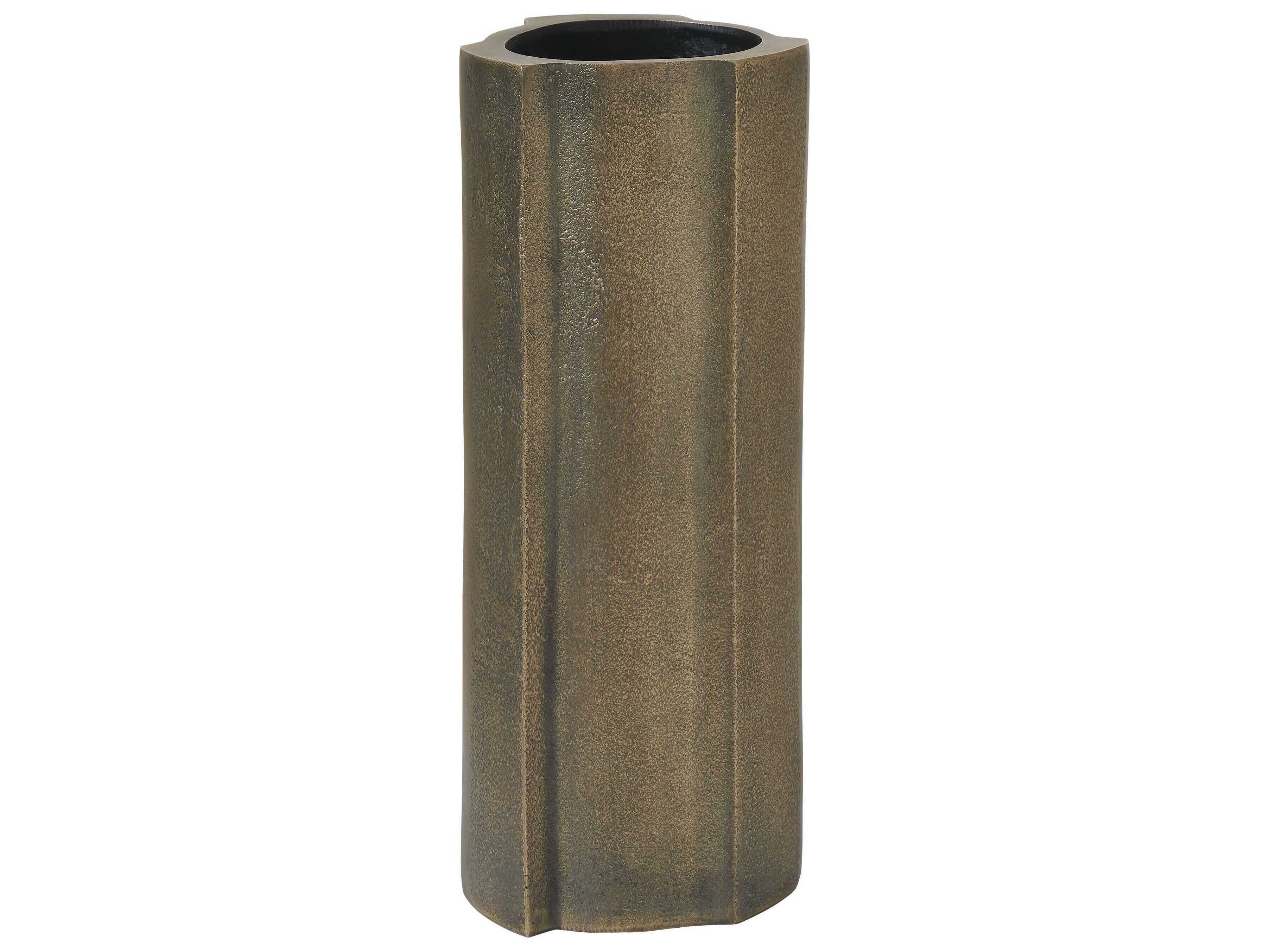 Ren Wil Interlude 14" Sculptural Vase - Antique Brass