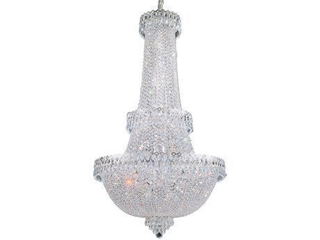 Schonbek Camelot 41-Light Silver Crystal Empire Chandelier