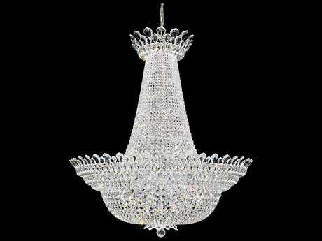 Schonbek Trilliane 75-Light Polished Silver Crystal Chandelier
