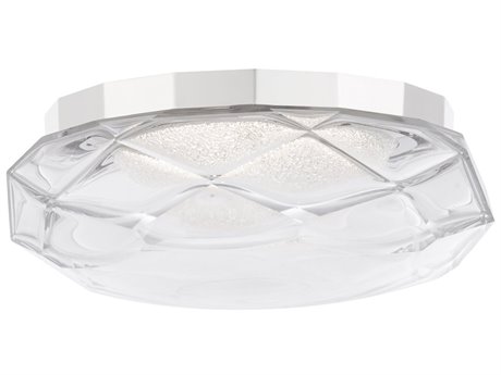 Schonbek Carat 1-Light Polished Nickel Flush Mount