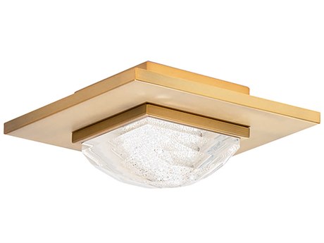 Schonbek Promenade 1-Light Aged Brass Bowl Flush Mount