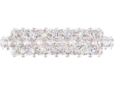 Schonbek Baronet 5-Light Silver Crystal Vanity Light