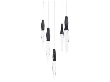 Schonbek Kindjal 5-Light Black Linear Pendant