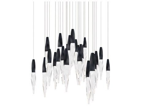 Schonbek Kindjal 25-Light Black Linear Pendant