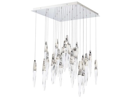 Schonbek Kindjal 25-Light Polished Nickel Linear Pendant