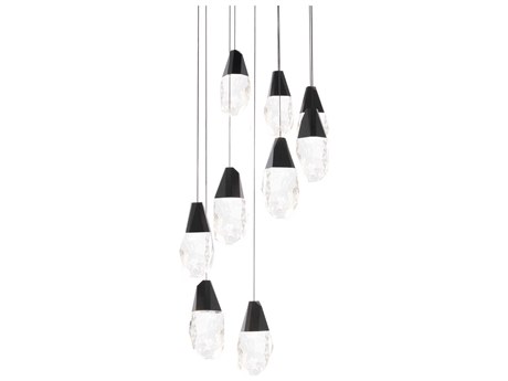 Schonbek Martini 9-Light Black Pendant