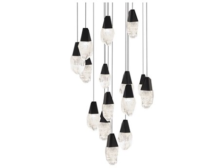 Schonbek Martini 15-Light Black Pendant