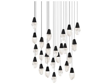 Schonbek Martini 25-Light Black Pendant