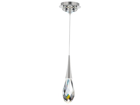 Schonbek Hibiscus 1-Light Polished Nickel Mini Pendant