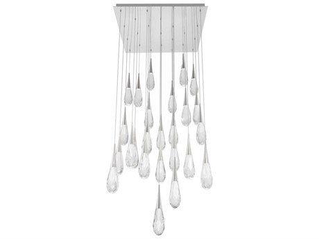 Schonbek Hibiscus 25-Light Polished Nickel Pendant