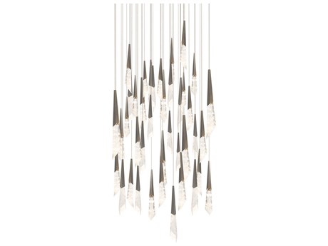 Schonbek Solitude 41-Light Antique Nickel Linear Pendant