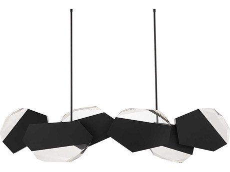 Schonbek Palisade 6-Light Black Island Pendant