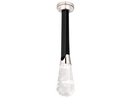 Schonbek Strapped 1-Light Polished Nickel Mini Pendant