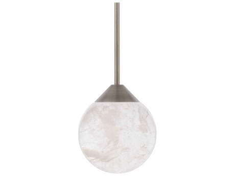 Schonbek Quest 1-Light Brushed Nickel Globe Mini Pendant