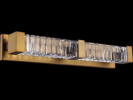 Schonbek Guild 1-Light Aged Brass Vanity Light