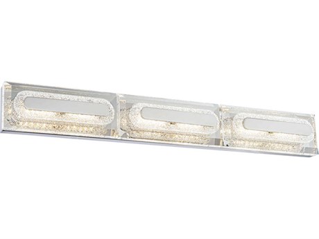Schonbek Soiree 3-Light Polished Nickel Vanity Light
