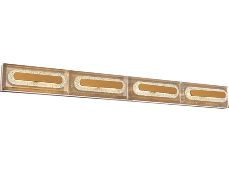 Schonbek Soiree 4-Light Aged Brass Vanity Light