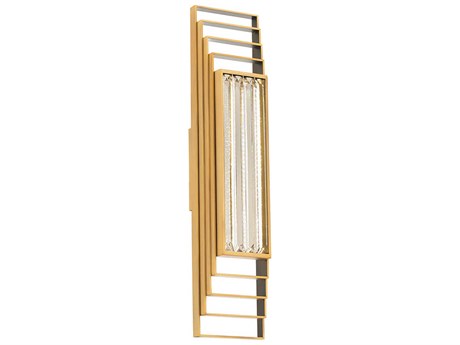 Schonbek Terrace 1-Light Aged Brass Wall Sconce