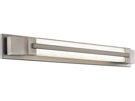 Schonbek Aberdeen 1-Light Brushed Nickel Vanity Light