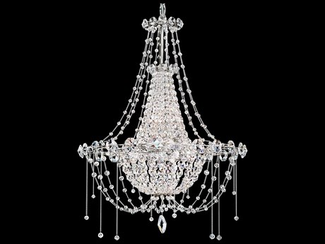 Schonbek Chrysalita 6-Light Stainless Steel Crystal Empire Chandelier