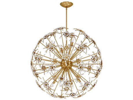 Schonbek Esteracae 8-Light Silver Crystal Sputnik Pendant