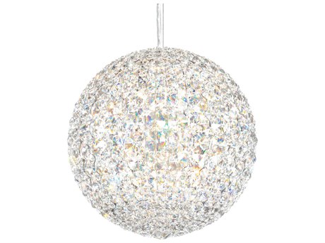 Schonbek Da Vinci 12-Light Stainless Steel Clear Globe Mini Pendant