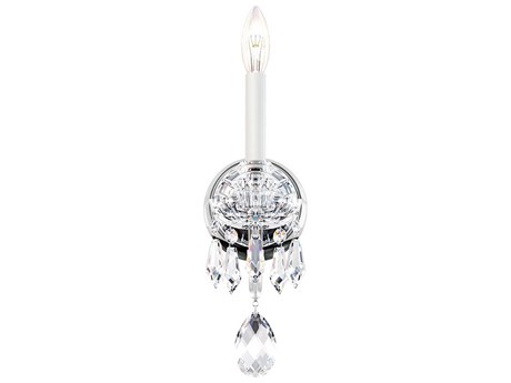 Schonbek Hamilton Nouveau 1-Light Silver Crystal Wall Sconce
