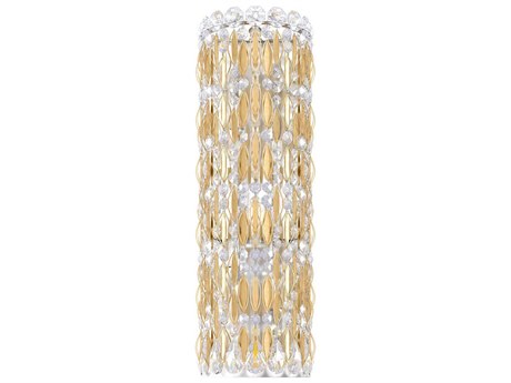 Schonbek Sarella 4-Light Silver Crystal Wall Sconce
