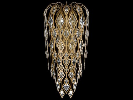 Schonbek Laureline 2-Light Brass Wall Sconce