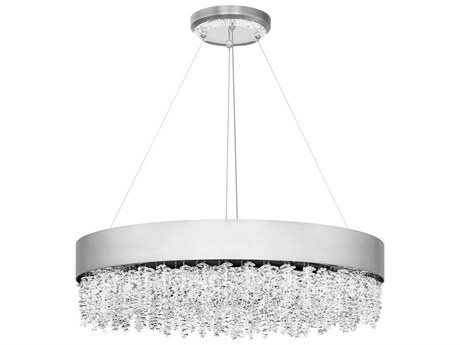 Schonbek Soleil 1-Light Polish Nickel Crystal LED Round Pendant