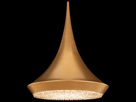 Schonbek Verita 1-Light Heirloom Gold Crystal LED Linear Pendant