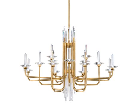 Schonbek Calliope Brass Island Pendant