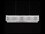 Schonbek Tahitian 48" 1-Light Black Crystal LED Linear Island Pendant  S5S814851O