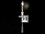 Schonbek Amadeus 19" Tall 1-Light Black Crystal Wall Sconce  S5S931951OH