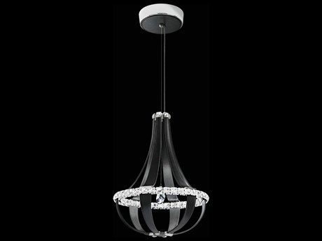 Schonbek Crystal Empire 12-Light Black LED Geometric Pendant