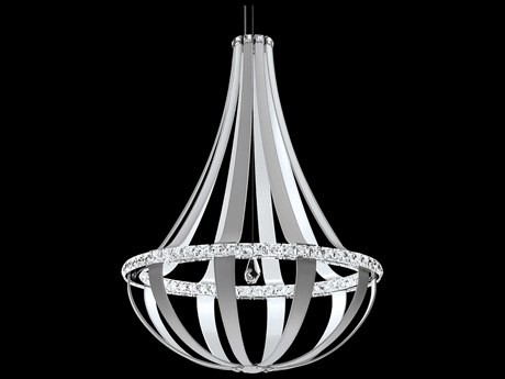 Schonbek Crystal Empire 20-Light White LED Geometric Pendant