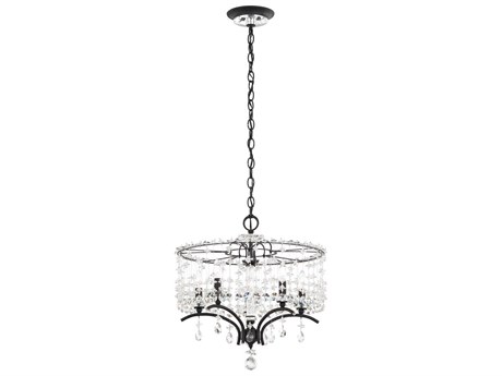 Schonbek Bella Rose 5-Light Silver Crystal Candelabra Chandelier