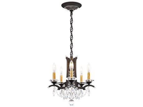 Schonbek Vesca 5-Light Brown Crystal Candelabra Chandelier
