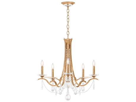 Schonbek Vesca 5-Light Silver Crystal Chandelier