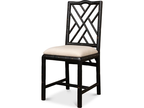 Sarreid Ltd Brighton Bamboo Side Chair Black