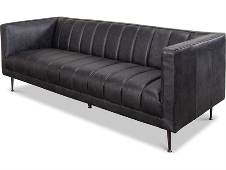 Sarreid Ltd Lexington Sofa Nottinghill Grey Leather