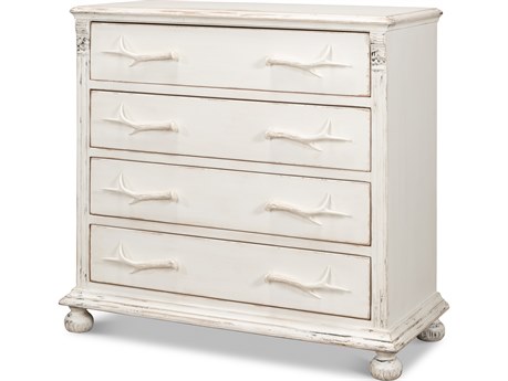 Sarreid Ltd Buck's Commode In White