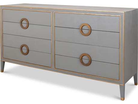 Sarreid Ltd Gabriella Chest of Drawers Storm Grey